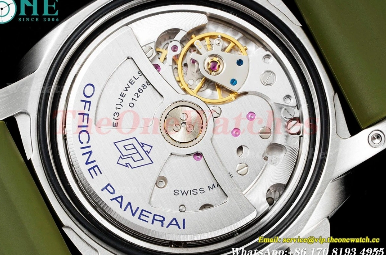 SS VSF Verde P900 RU Submersible 42mm PAM1055 Milit Green 0412